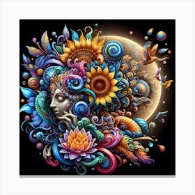 Psychedelic Art 23 Canvas Print