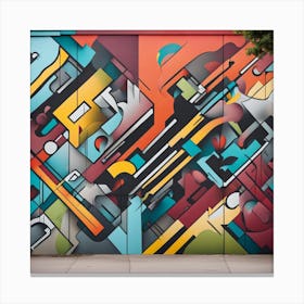 San Francisco Street Art Canvas Print