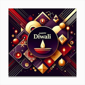 Happy Diwali Images Templates Design S (11) Canvas Print