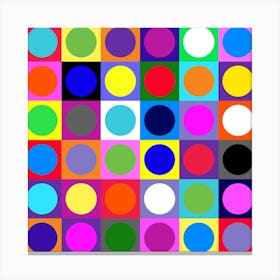 Polka Dots Canvas Print