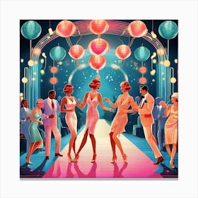 1920s Party Canvas Print