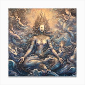 Goddess Of The Ocean Canvas Print