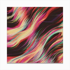 Abstract Flames Canvas Print