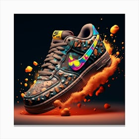 Nike Air Force 1 5 Canvas Print