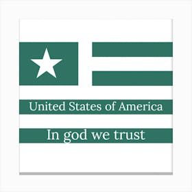 In God We Trust Canvas Print