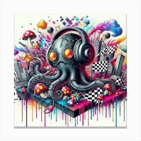 Octopus 11 Canvas Print