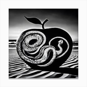 Apple And Snake Canvas Print