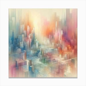 Abstract City Canvas Print Canvas Print