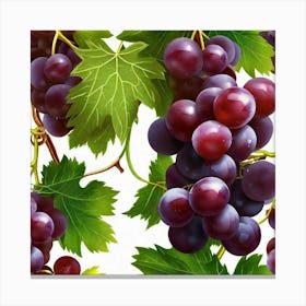 Grapes On A Branch 1 Canvas Print