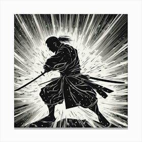 Samurai Art 69 Canvas Print