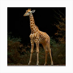 Giraffe 100 Canvas Print