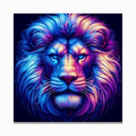 Dark Lion Canvas Print