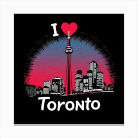 I Love Toronto 1 Canvas Print