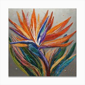 Flower of Bird of Paradise 11 Canvas Print