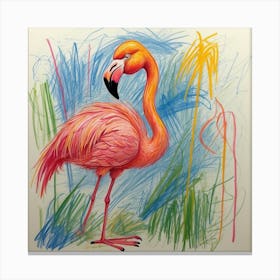 Flamingo 79 Canvas Print