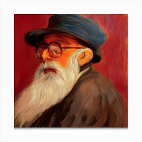 Old Man With Beard Canvas Print