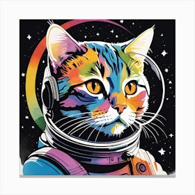 Astronaut Cat Canvas Print