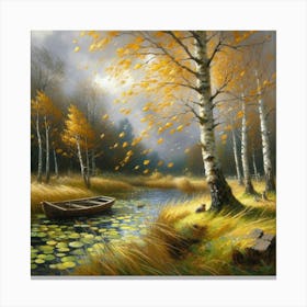 Autumn In The Woods 1 Canvas Print