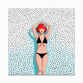 Girl In Bikini 2 Canvas Print