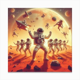 Space Dancers Canvas Print