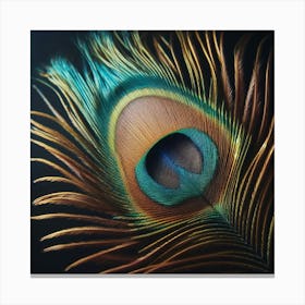 Peacock Feather 1 Canvas Print