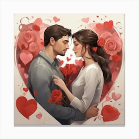 Valentine'S Day 4 Canvas Print