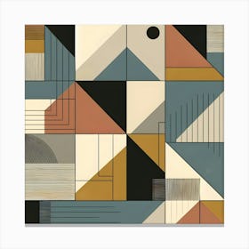 Geometric Abstract Canvas Print Canvas Print