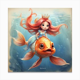 Mermaid 7 Canvas Print