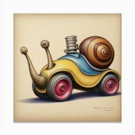 Snail Car 1 Canvas Print