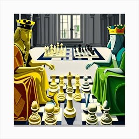 King chess Canvas Print