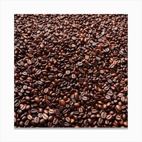 Coffee Beans Background 1 Canvas Print