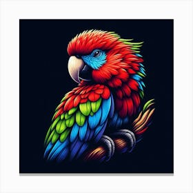 Colorful Parrot 5 Canvas Print