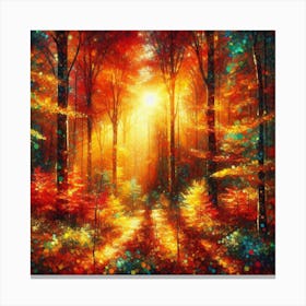 Autumn Forest 3 Canvas Print