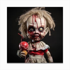 Chucky Doll Canvas Print