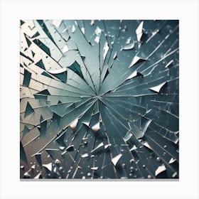 Shattered Glass 20 Canvas Print