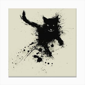 Black Cat 1 Canvas Print