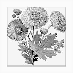 Black and White Wall Art 1 Canvas Print