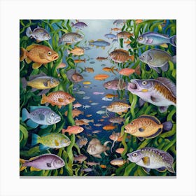 Tropical Fish (4) Canvas Print