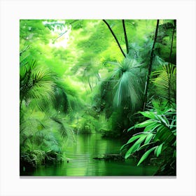 Jungle Landscape Canvas Print