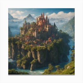 Fairytale Castle Canvas Print