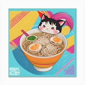 Kawaii Ramen Canvas Print