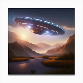 Alien Aerial Canvas Print