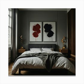 Modern Bedroom 17 Canvas Print