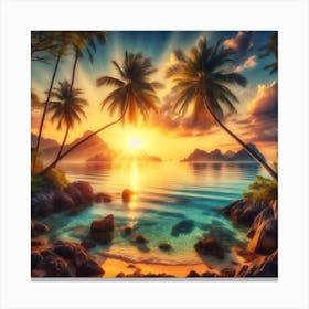 Tropical Paradise 15 Canvas Print