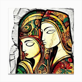 Two Women Canvas Print