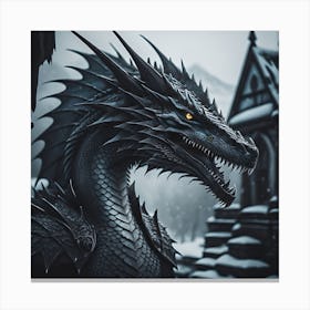 Dragon Unleashed Canvas Print