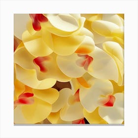 Delicate Yellow Orchids Canvas Print