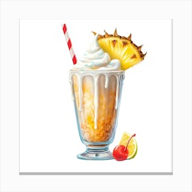 Ice Cream Sundae Canvas Print