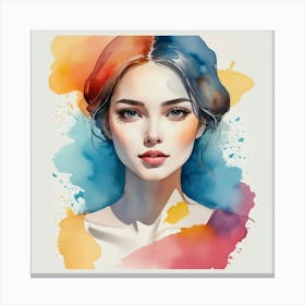 Watercolor Painting 7 Canvas Print