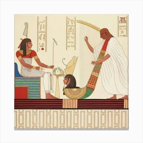 Egyptian Harp Canvas Print